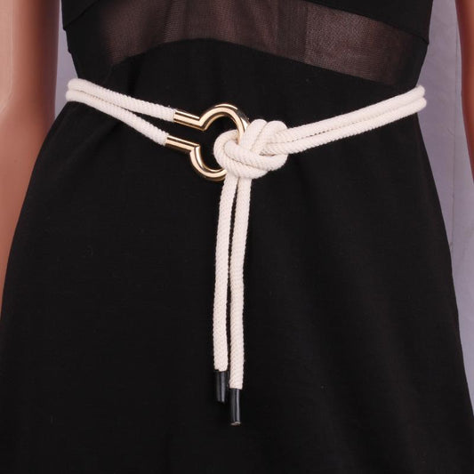 Fashion Thin Belt Ladies Matching Skirt Versatile Decorative Dress Shirt Small Belt