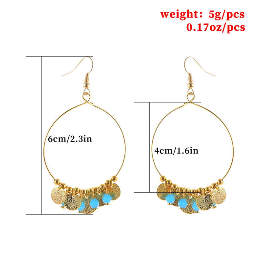 fashion large hoop earrings accessories