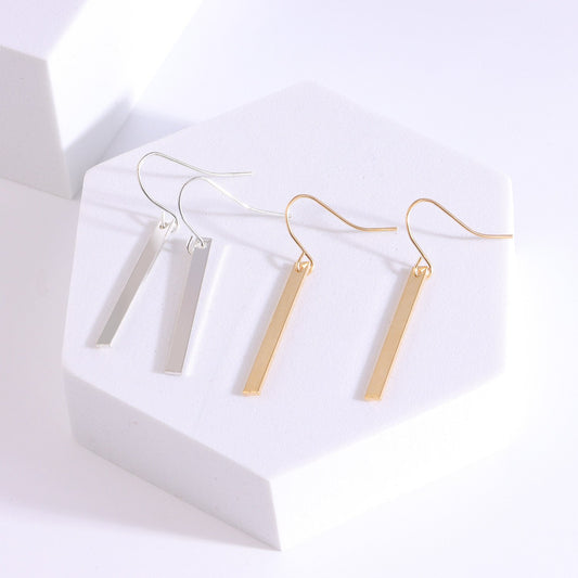 Earrings Retro Simple Ladies One-shaped Pendant Fashion Trend Earrings