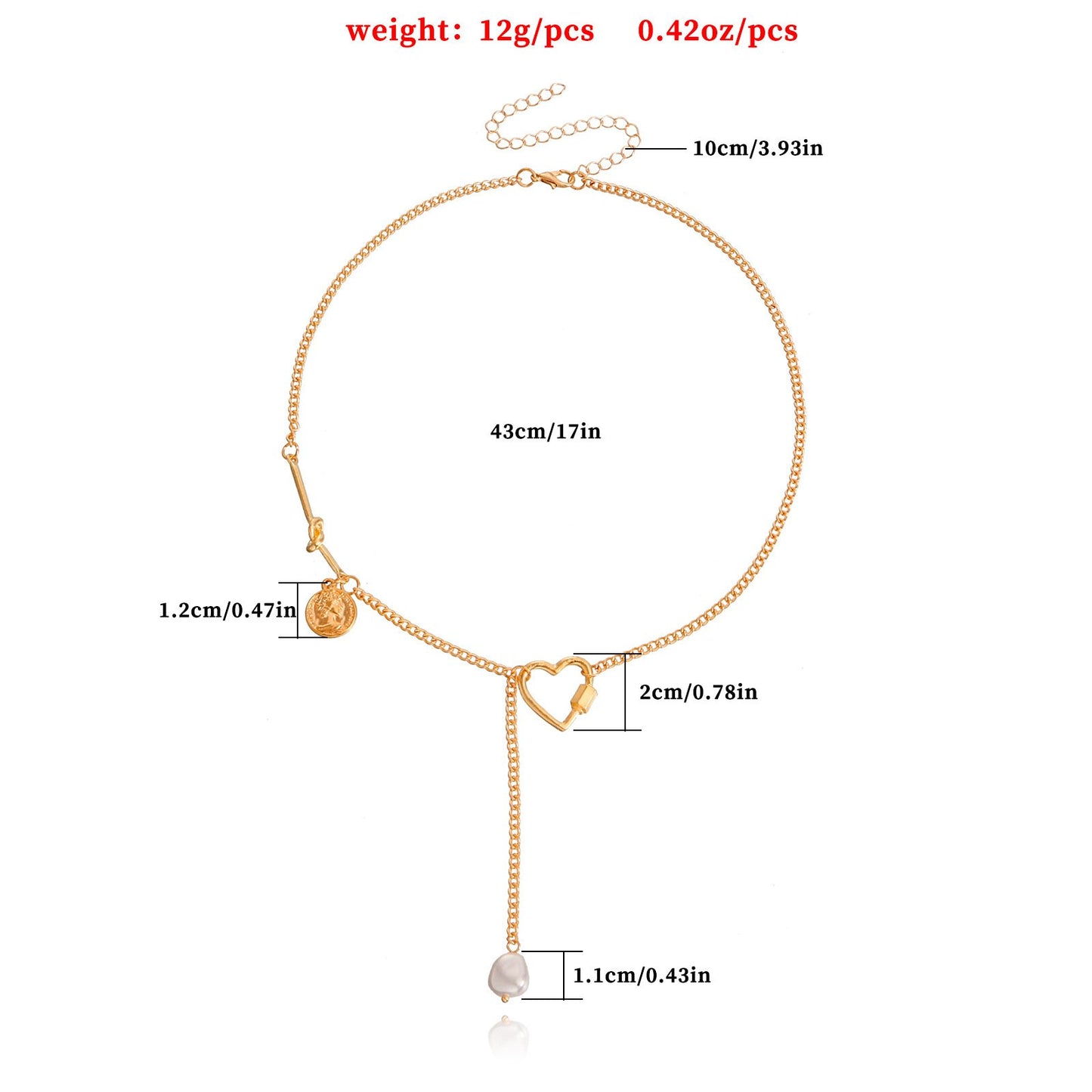 Explosive simple long tassel hollow love pendant necklace female ins niche design sense light luxury