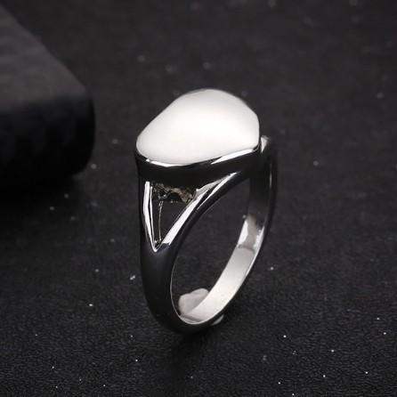 Peach heart-shaped ring animal urn ring fashion love-shaped hand jewelry