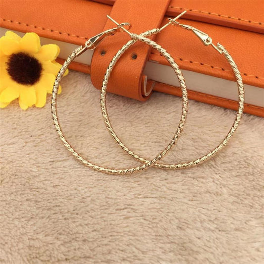 Simple Alloy Ring Earrings Circle Earrings Earrings Earrings Earrings Jewelry Explosion
