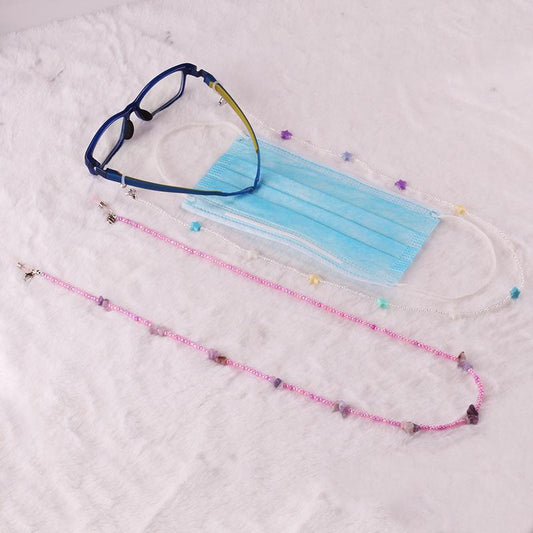 Fashion bead glasses chain hanging neck mask rope simple personality bracelet anti-lost multi-purpose