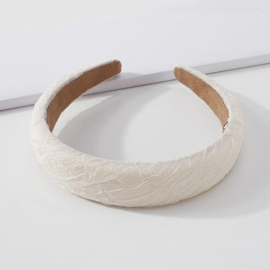 F3874 Fashion temperament chiffon pleated hair accessories sweet fresh cute trendy candy color headband