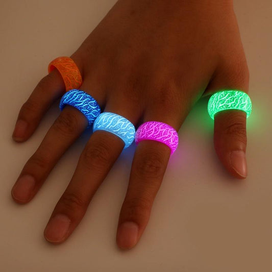 secretwood hand jewelry trend magic forest cool luminous crack ring does not fade
