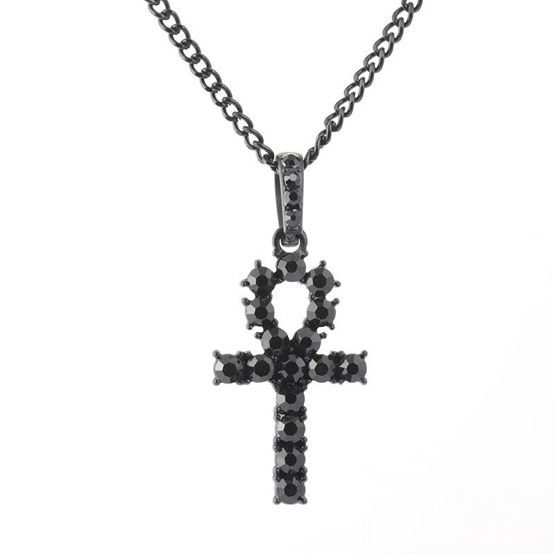 eaby Egyptian Ankh key pendant hip-hop necklace jewelry for men and women