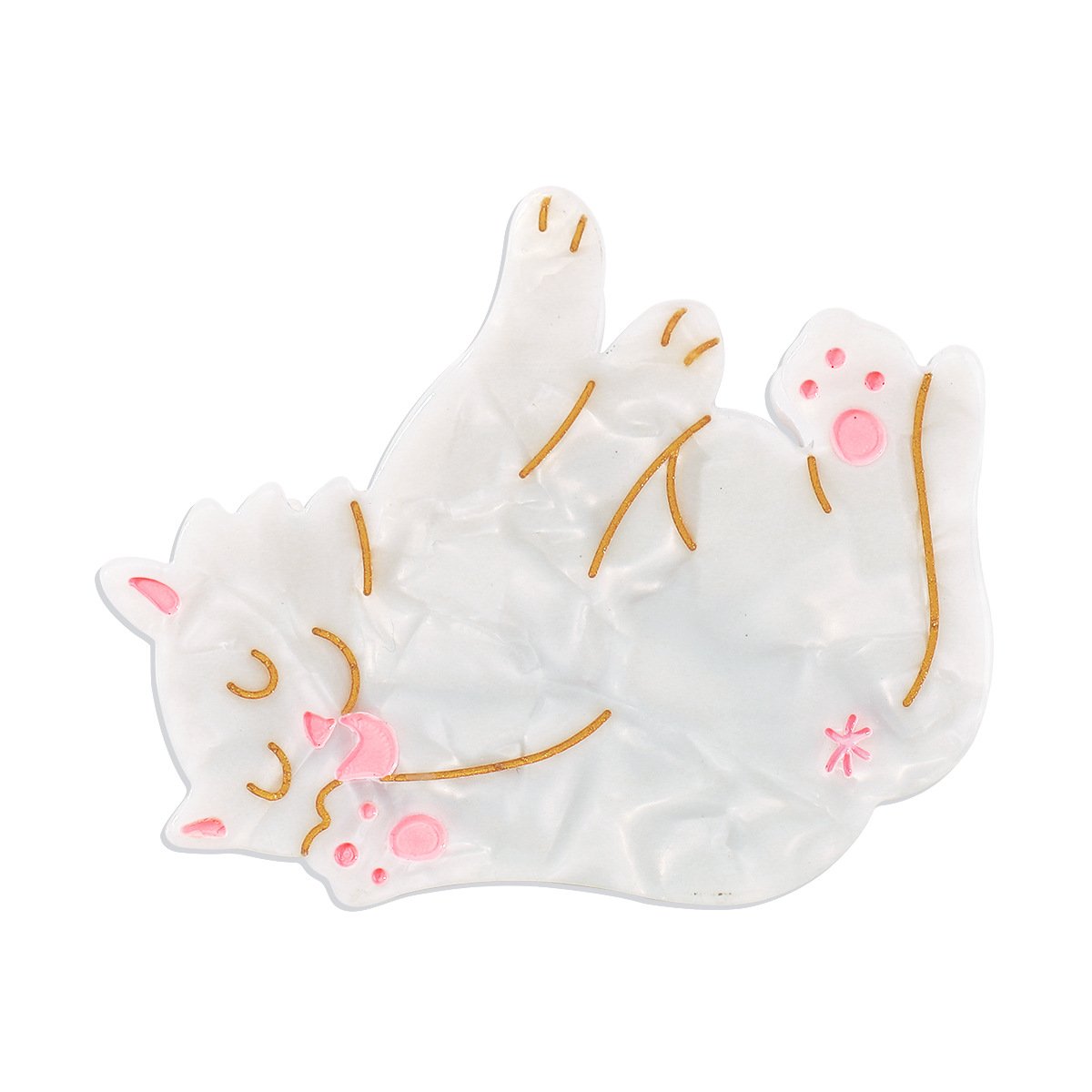 F4341 National Treasure Panda Cute Cute Clip Clip Creative Simple Resin Cat Cartoon Pet Shark Hair Clip Female