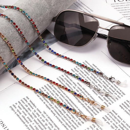 Mask chain 72cm copper claw chain mask rope trendy diamond-studded glasses chain fashion anti-lost hanging chain accessories