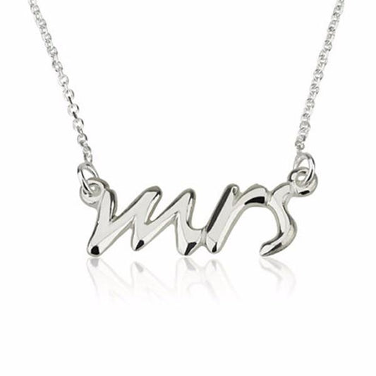 Popular Jewelry DIY Jewelry Alphabet Accessories Alphabet Miss Pendant Necklace Female Selling Necklace