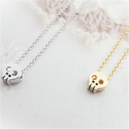 Accessories Same Style Simple Personality Skull Necklace Women Pendant Men