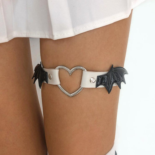 C278 exaggerated jewelry Harajuku dark leg ring punk hip-hop street dance JK personality night leg decoration