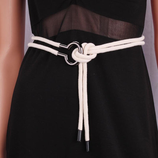 Fashion Thin Belt Ladies Matching Skirt Versatile Decorative Dress Shirt Small Belt