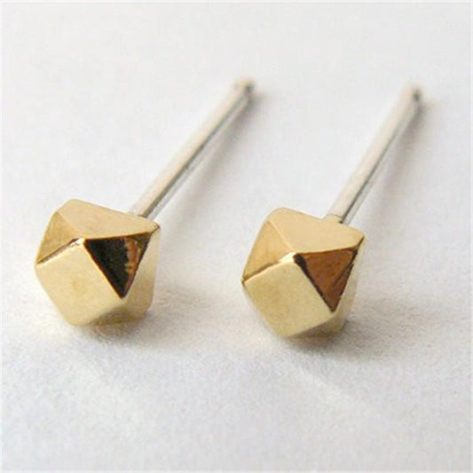 Jewelry simple geometric shape polyhedron earrings classic all-match ladies earrings ear jewelry