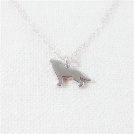 Necklace Female Cute Personalized Wolf Pendant Necklace Wolf Tooth Clavicle Chain