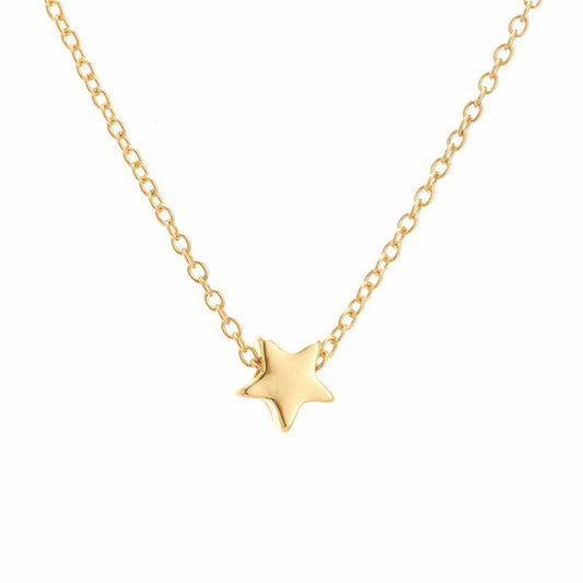 Necklace women's simple five-pointed star necklace small and exquisite short star clavicle chain exclusively for