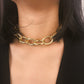 Jewelry Simple Personality Metal Chain Necklace Necklace Female Exaggerated Frosted Punk Short Necklace