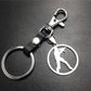 Anime game CSGO anti-terrorist stainless steel pendant leather key chain pendant multi-color optional