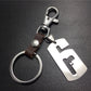 Rainbow 6 Lucky Car Keychain Stainless Steel Titanium Steel Pendant