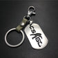 Anime Game CSGO Counter Strike Stainless Steel Pendant Leather Keychain Dog Buckle Waist Hanging Waist Decoration
