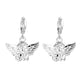 Jewelry Simple and Versatile Alloy Shell Earrings Feminine Hollow Star Diamond Moon Earrings
