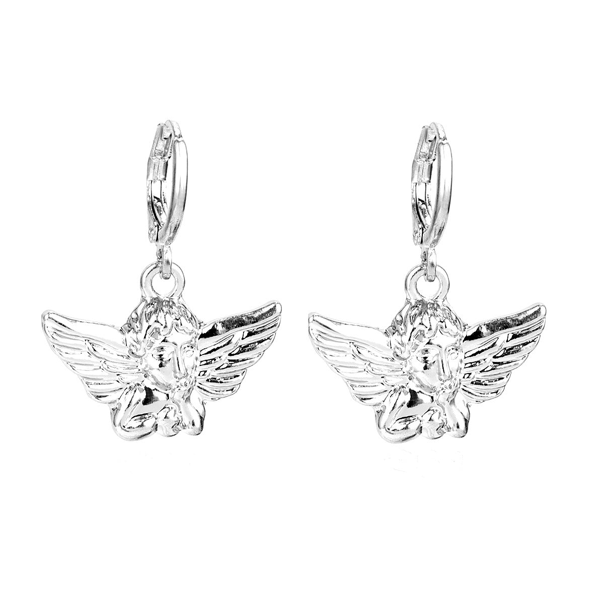 Jewelry Simple and Versatile Alloy Shell Earrings Feminine Hollow Star Diamond Moon Earrings