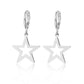 Jewelry Simple and Versatile Alloy Shell Earrings Feminine Hollow Star Diamond Moon Earrings