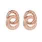 Circle Twist Earrings Geometric 8-shaped Pattern Earrings Female Distribution Earrings Jewelry