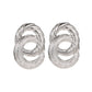 Circle Twist Earrings Geometric 8-shaped Pattern Earrings Female Distribution Earrings Jewelry