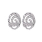 Earrings retro swirl concave-convex earrings earrings ins personality snail spiral ear jewelry