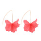 2E5618 Magnesium ZA Fashion Long Flower Earrings Exaggerated Temperament Versatile Resin Earrings