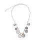 Popular Jewelry Trend Fashion Simple Portrait Engraving Coin Chain Necklace