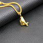 Hip Hop Punk Hollow Gesture Pendant Necklace Men's Unisex Than Heart Love You Necklace