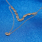 Jewelry Bohemian Alloy Shell Necklace Female Ethnic Multilayer Necklace Clavicle Chain