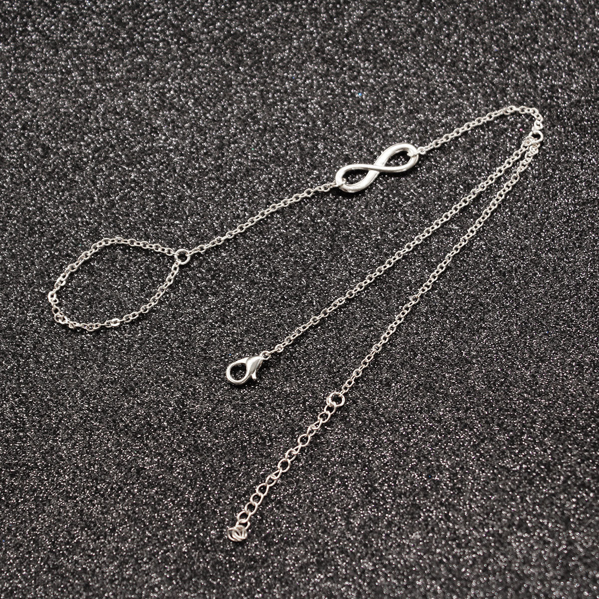 Street Shot Finger Bracelet Lucky 8 Roman Numeral 8 Bracelet Female