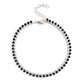 Jewelry street shooting with the same personality fashion trend full handmade color contrast beaded chain anklet female