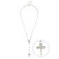 Three-color Cross Virgin Mary Necklace Ladies Fashionable Pendant Items Jewelry