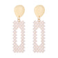 Exaggerated geometric earrings imitation pearl fashion net red candy earrings earrings earrings trendy ear accessories