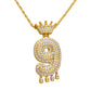 Necklace Fashion Personality Item Jewelry Trend Crown Digital Hip Hop Street Pendant Male