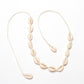 Fashion jewelry non-mainstream personality shell necklace cotton thread female workers wear shell necklace clavicle chain