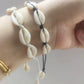 Fashion jewelry non-mainstream personality shell necklace cotton thread female workers wear shell necklace clavicle chain