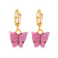 Earrings Fashion Colorful Acrylic Butterfly Earrings Earrings Small Fresh Sweet Colorful Earrings Earrings