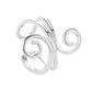 ins fashion ear clip double line personality no ear hole ear bone clip creative geometric spiral earring men and women earrings