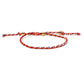 Jewelry Gold Bead Bracelet Women's Fashion Handwoven Color Thread Jewelry
