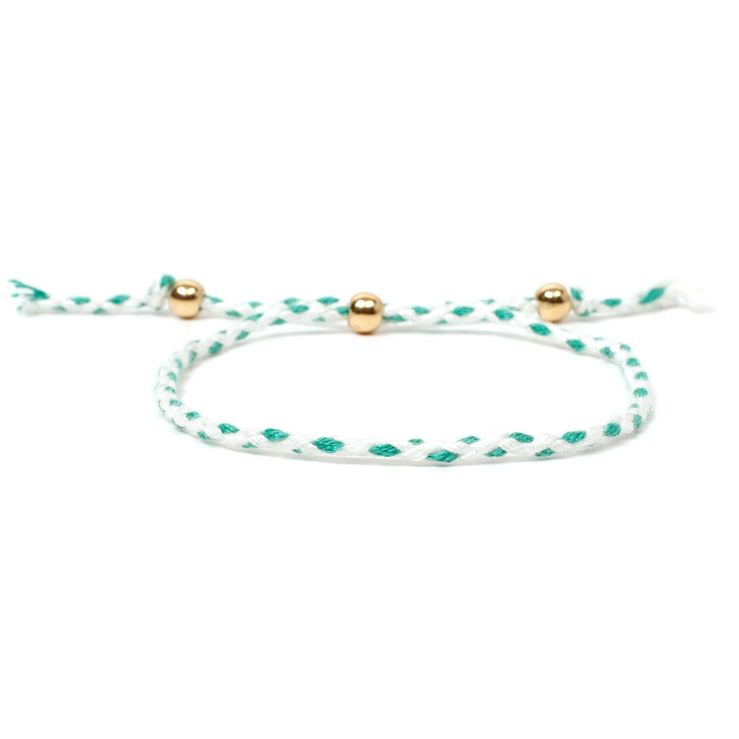 Jewelry Gold Bead Bracelet Women's Fashion Handwoven Color Thread Jewelry