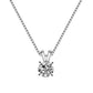 Hearts and Arrows Zircon Pendant Simple Fashion Temperament Girls Four Claws Necklace Jewelry