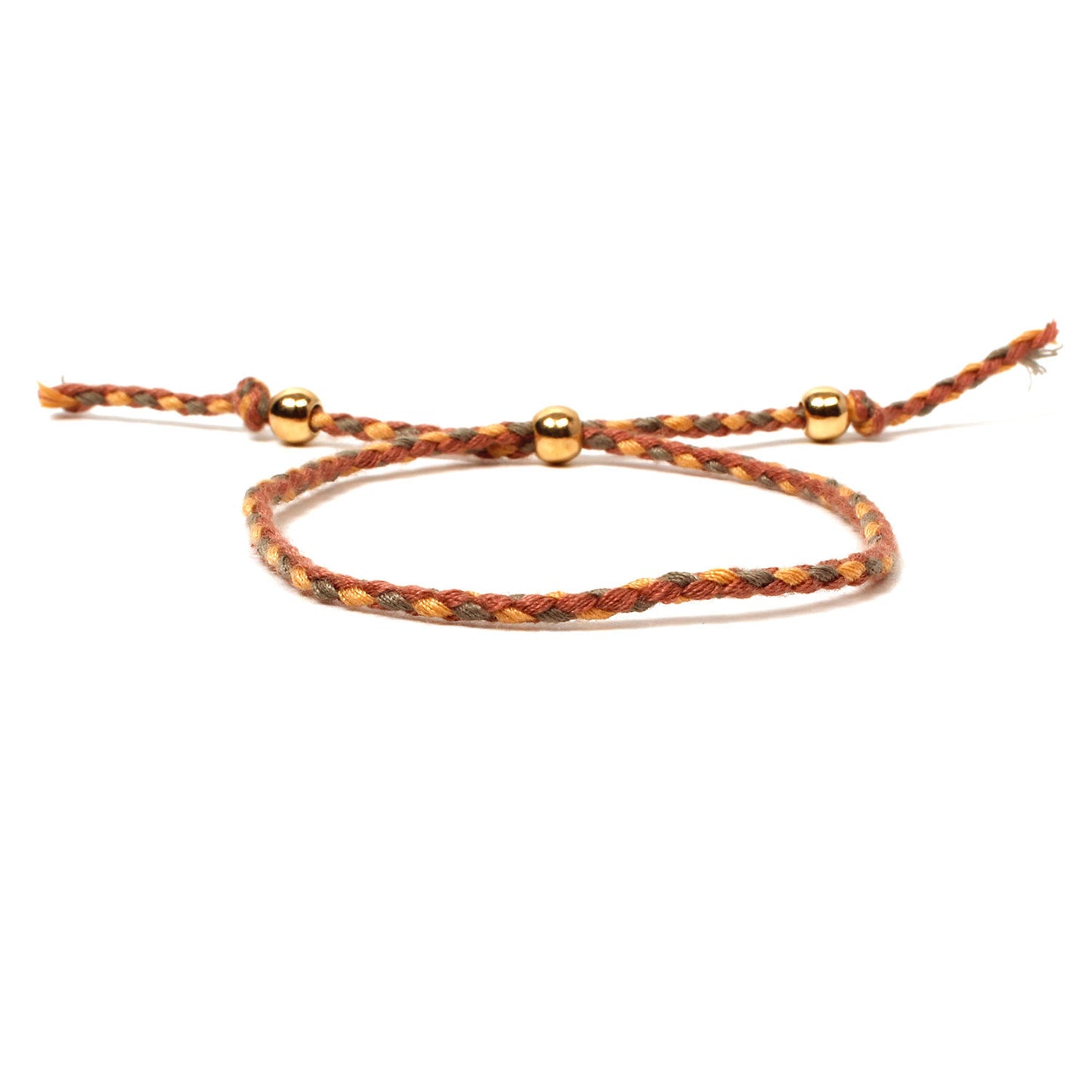 Jewelry Gold Bead Bracelet Women's Fashion Handwoven Color Thread Jewelry