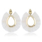 Leaf Tassel Exaggerated Earrings Retro Water Drop Fan-shaped Earrings Fashion Autumn and Winter Earrings