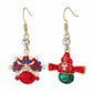 Personality Fashion Ear Jewelry Chinese Earrings Ancient Beijing Opera Mask Earrings