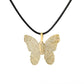 Creative Personality Necklace Painted Butterfly Plating Leaf Jewelry