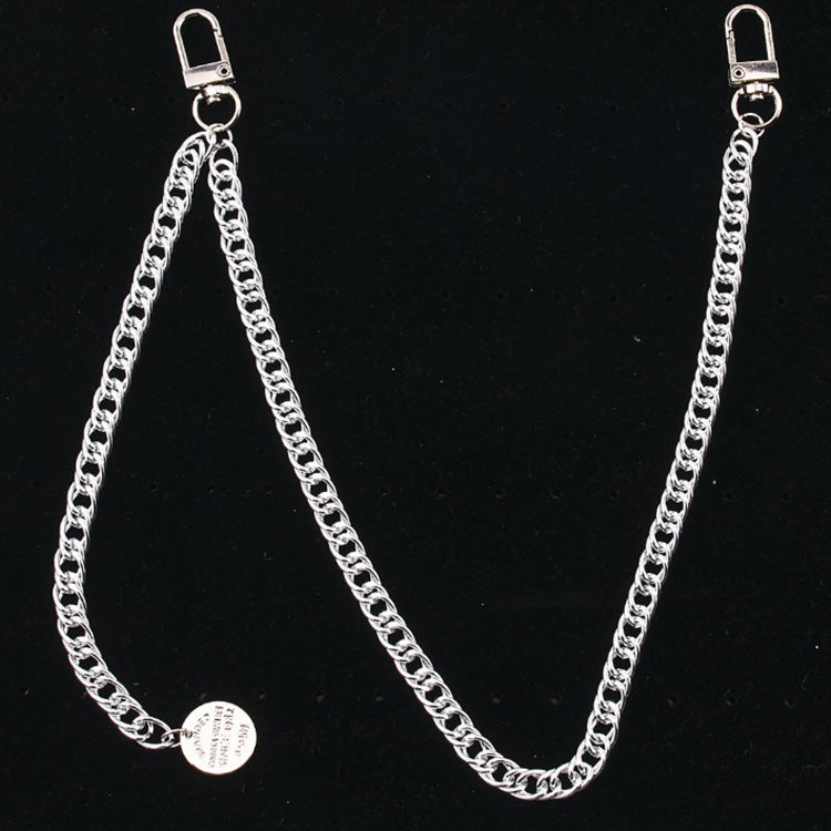 Jewelry direct supply clothing accessories pendant body with simple hundred bags hanging chain and pants chain